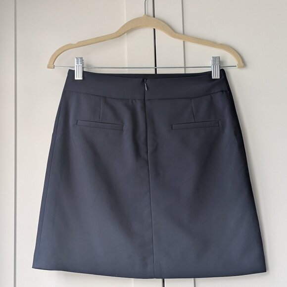 ZARA Navy Blue Skirt - Picture 2 of 3